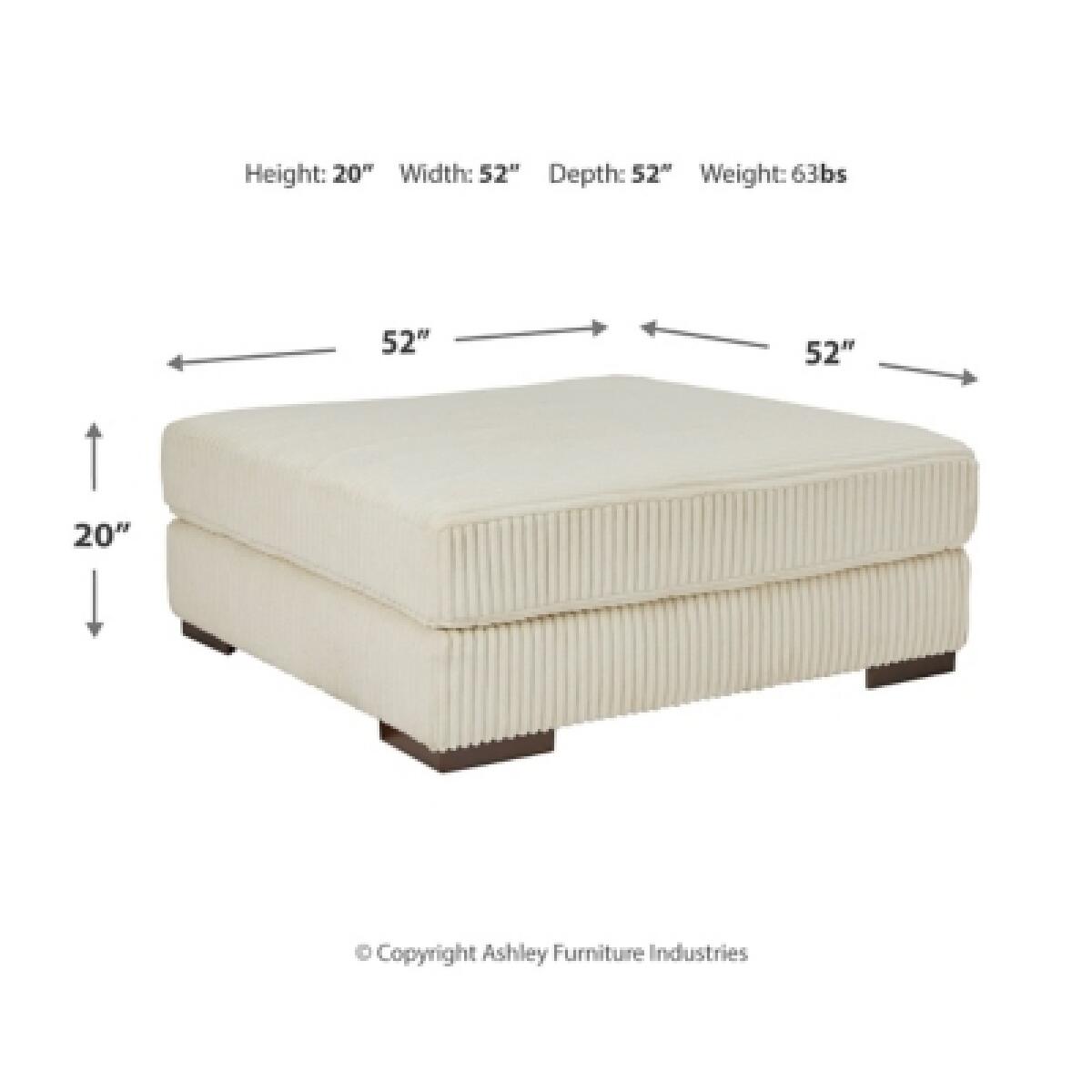 Lindyn Oversized Accent Ottoman Ottomans & Poufs Ashley Furniture 14