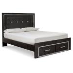 Kaydell Queen Upholstered Panel Bed with Storage - Image 2