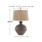Magan Table Lamp Lighting Ashley Furniture 19