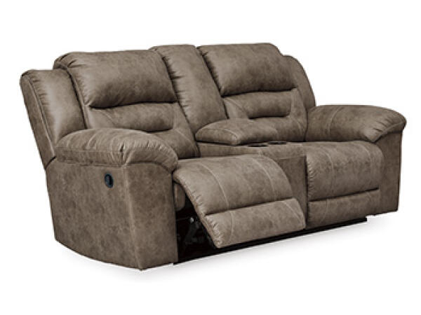 Stoneland Reclining Loveseat with Console Loveseats Ashley Furniture