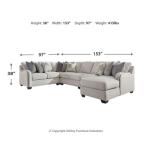 Dellara 5-Piece Sectional with Chaise Sectionals Ashley Furniture 32