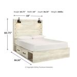 Cambeck Queen Panel Bed with 4 Storage Drawers Beds Ashley Furniture 21