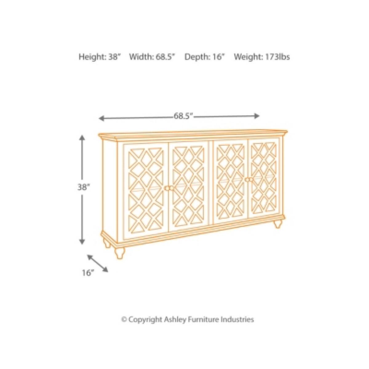 Mirimyn Accent Cabinet Accent Furniture Ashley Furniture 10