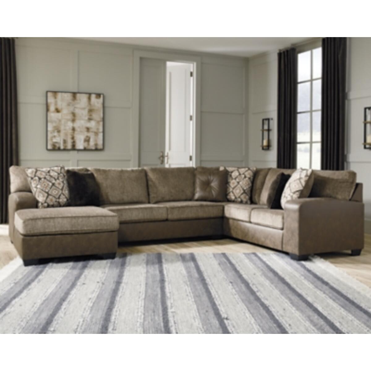 Abalone 3-Piece Sectional with Chaise Sectionals Ashley Furniture 10