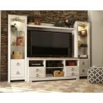 Willowton 4-Piece Entertainment Center Entertainment Stands Ashley Furniture 10