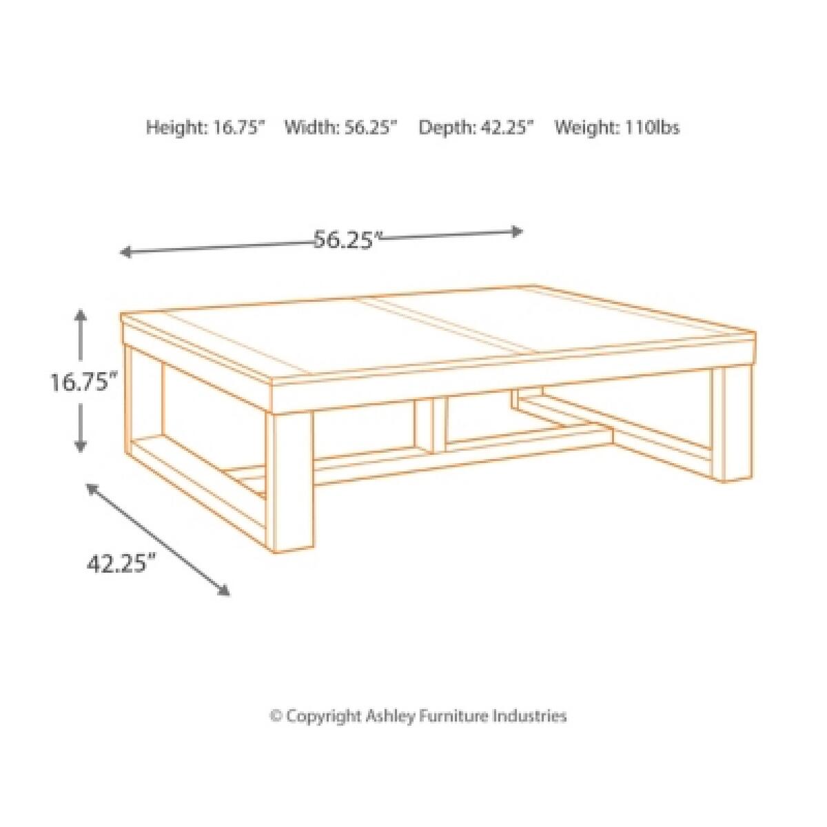 Watson Coffee Table Cocktail & Coffee Tables Ashley Furniture 9