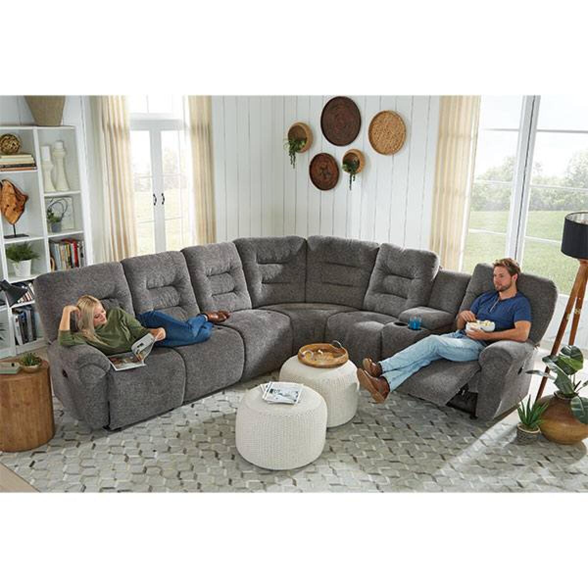 Unity 5-Seat Reclining Sectional Sofa Sectionals Best Home Furnishings 7