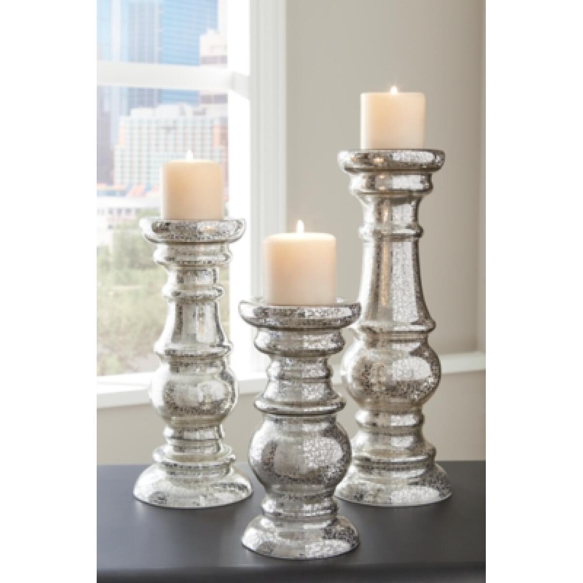 Rosario Candle Holder (Set of 3) Accents Ashley Furniture 7