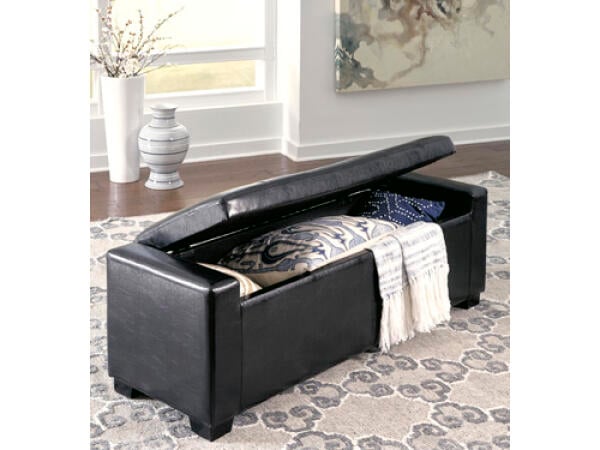 Benches Upholstered Storage Bench Accent Furniture Ashley Furniture
