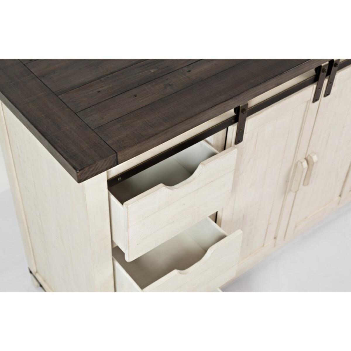 Madison County 60″ Barn Door Server Dining Storage Jofran 6