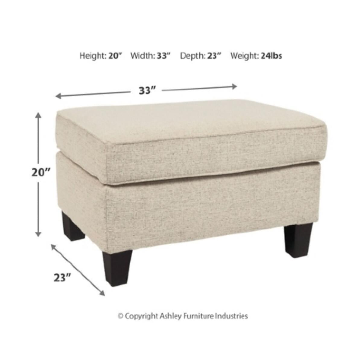 Abinger Ottoman Ottomans & Poufs Ashley Furniture 17
