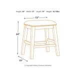 Caitbrook Counter Height Upholstered Bar Stool Barstools Ashley Furniture 14