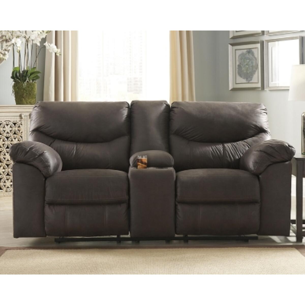 Boxberg Reclining Loveseat with Console Loveseats Ashley Furniture 12