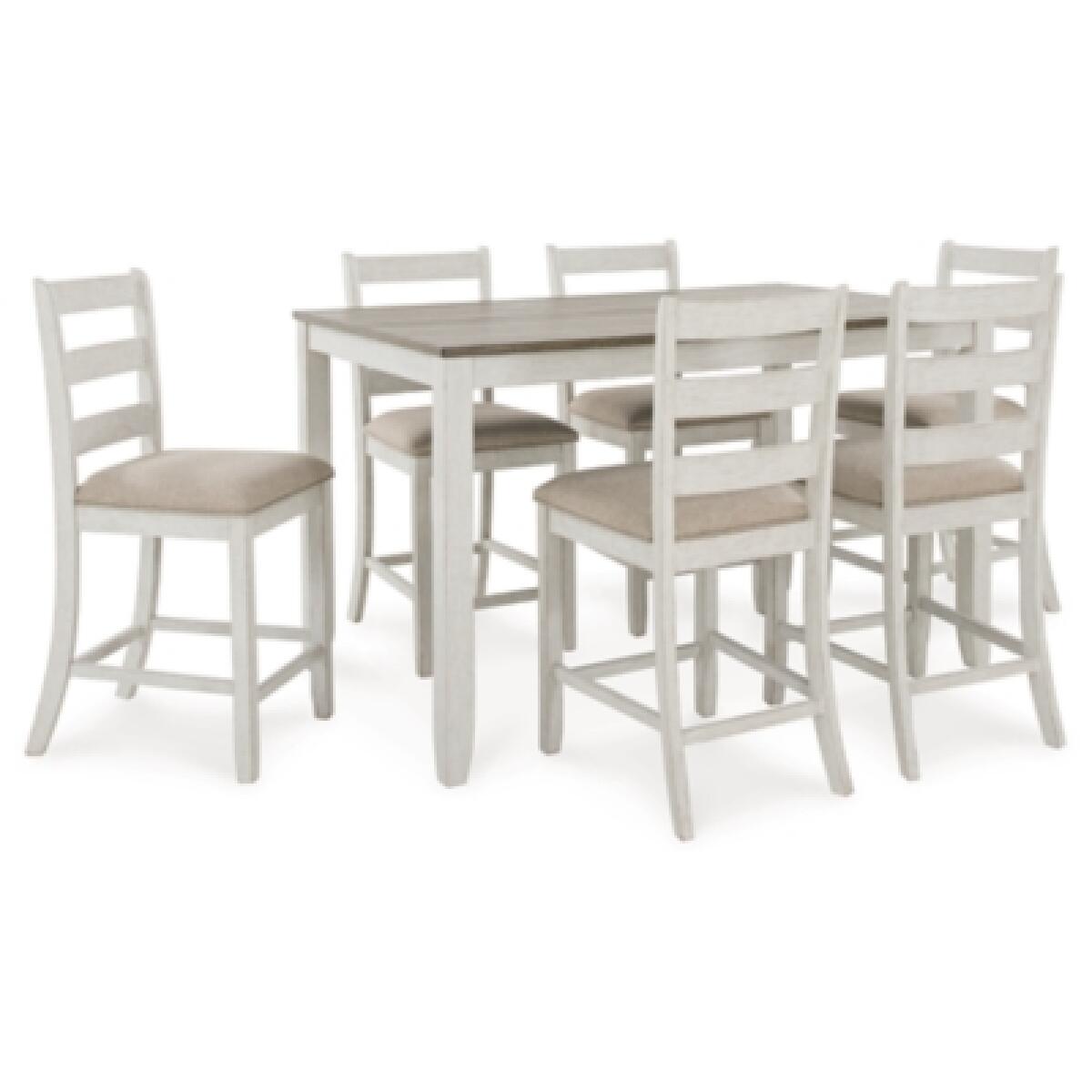 Skempton Counter Height Dining Table and Bar Stools (Set of 7) Dining Tables Ashley Furniture 11