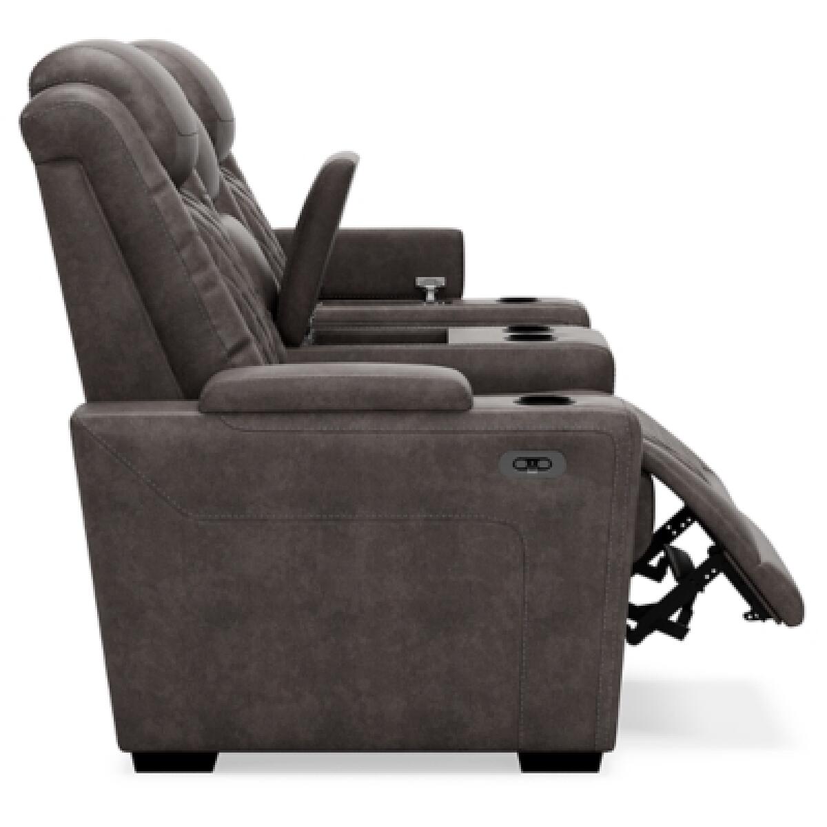 HyllMont Power Reclining Loveseat with Console Loveseats Ashley Furniture 32