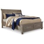 Lettner Queen Sleigh Bed with 2 Storage Drawers Beds Ashley Furniture 16