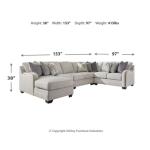 Dellara 5-Piece Sectional with Chaise Sectionals Ashley Furniture 26