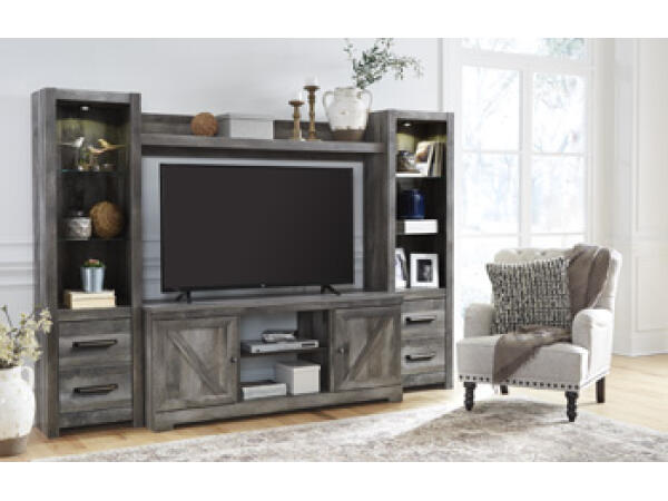 Wynnlow 4-Piece Entertainment Center Entertainment Stands Ashley Furniture