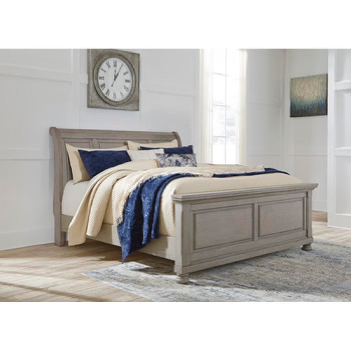 Lettner King Sleigh Bed Beds Ashley Furniture 4