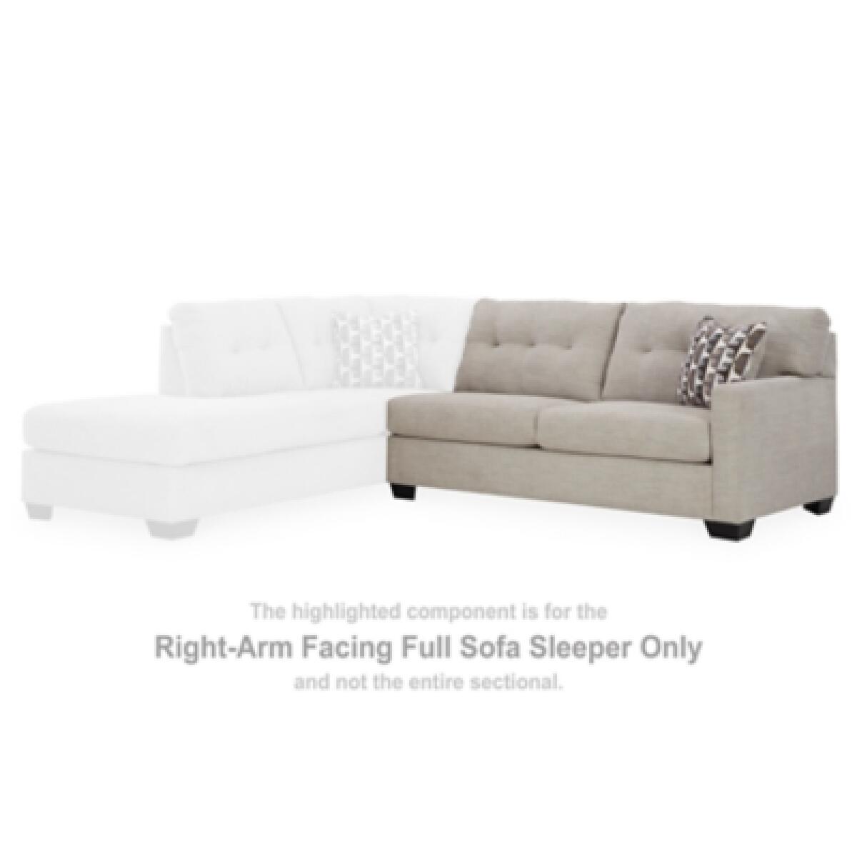 Mahoney Right-Arm Facing Full Sofa Sleeper Sleeper Sofas Ashley Furniture 7