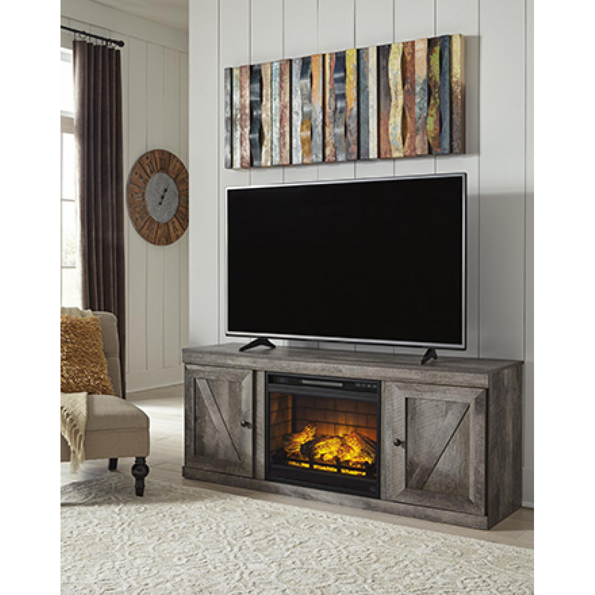 Wynnlow TV Stand with Electric Fireplace Fireplaces Ashley Furniture 7