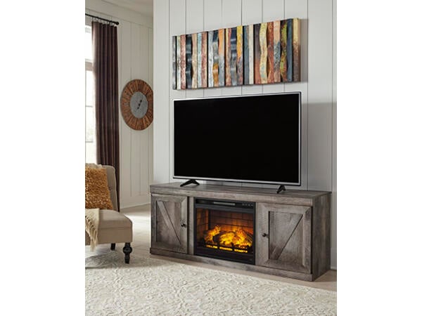 Wynnlow TV Stand with Electric Fireplace Fireplaces Ashley Furniture