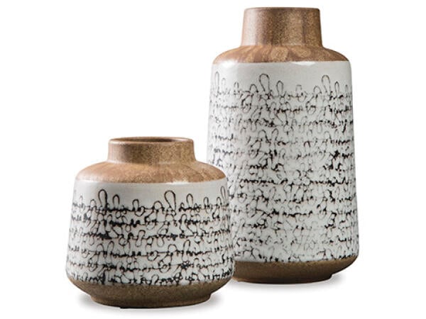Meghan Vase (Set of 2) Accents Ashley Furniture