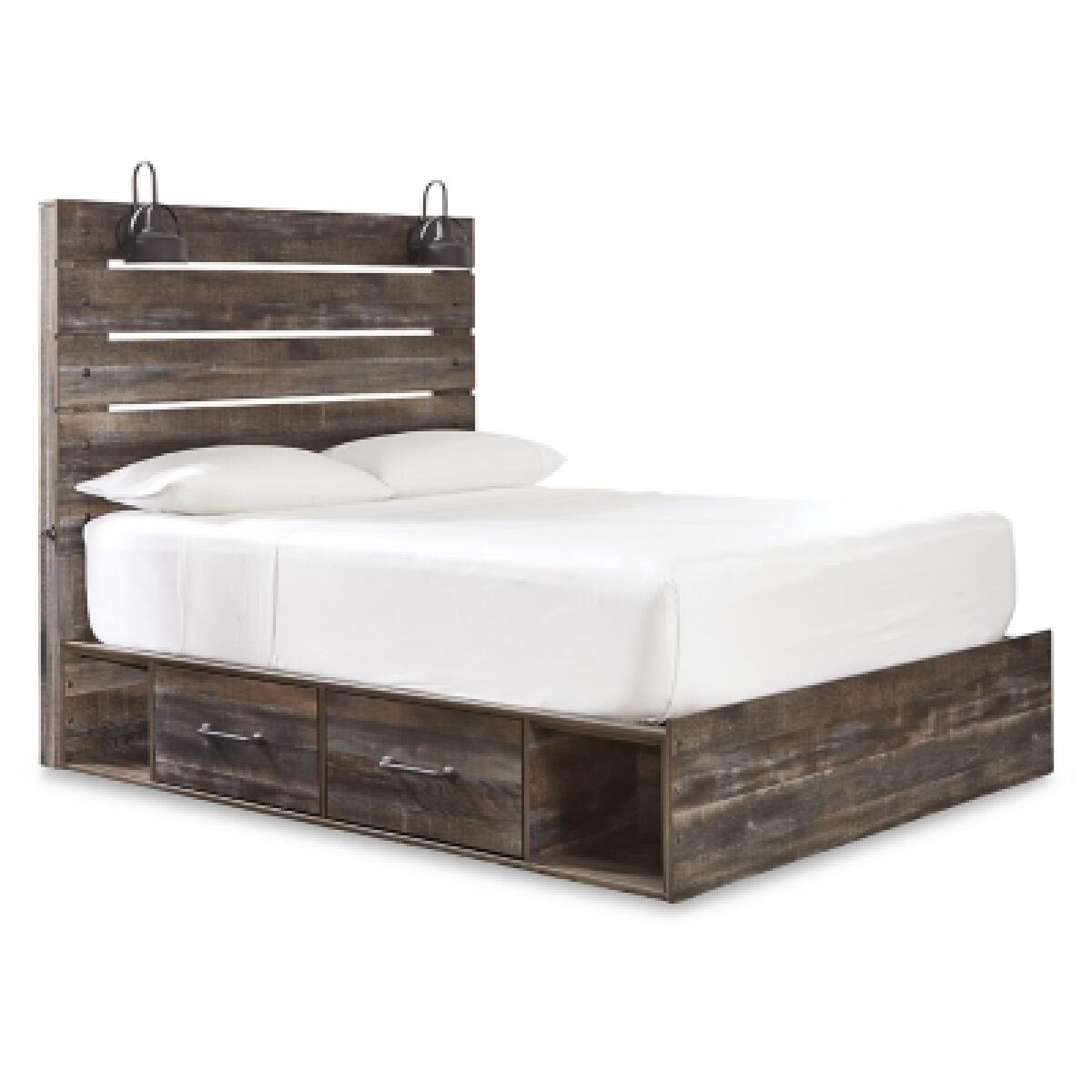 Drystan Queen Panel Bed with 4 Storage Drawers Beds Ashley Furniture 9