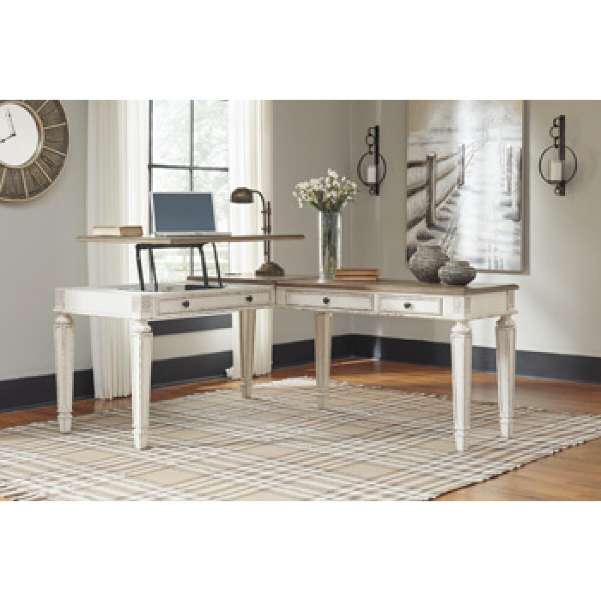 Realyn 2-Piece Home Office Lift Top Desk Desks Ashley Furniture 14