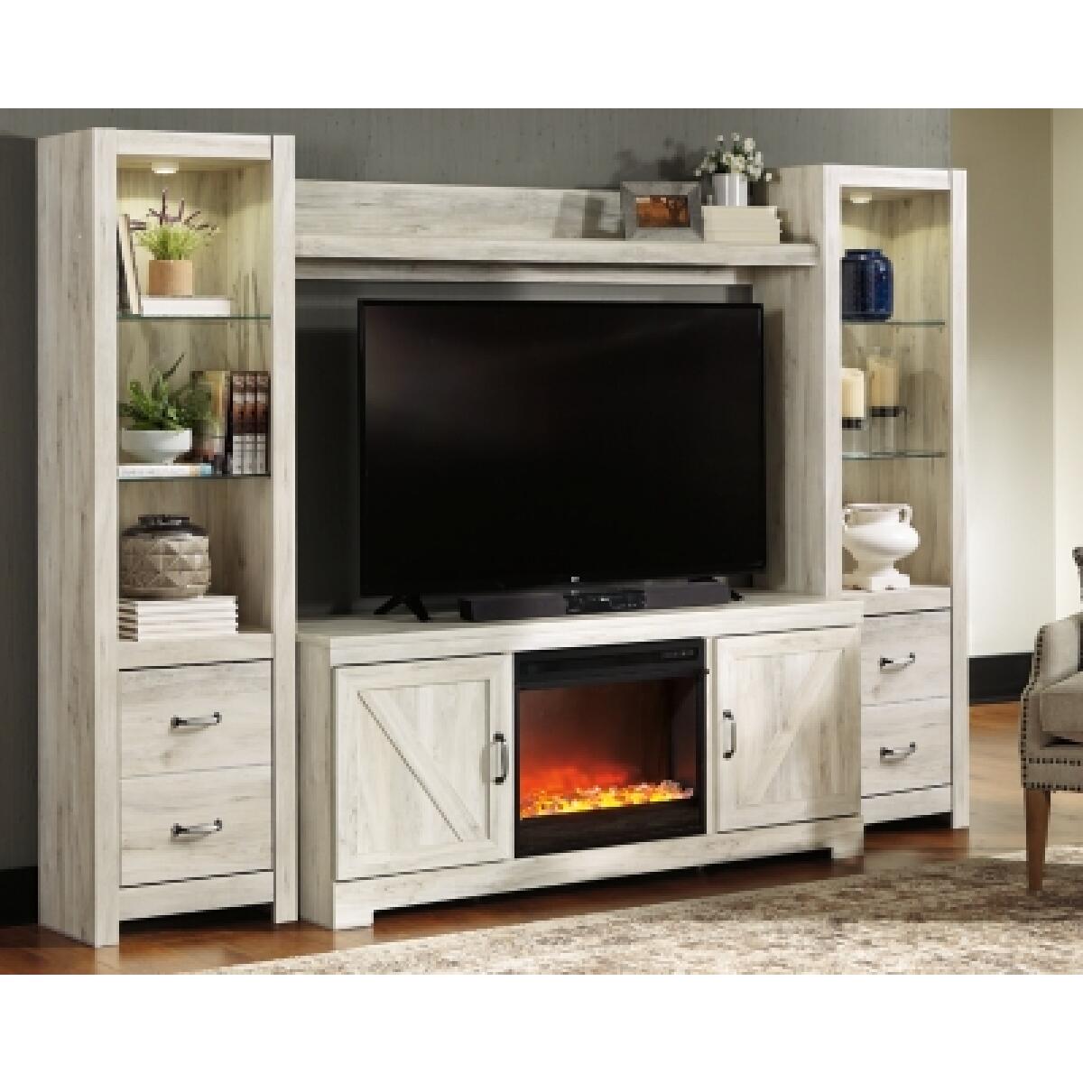 Bellaby 4-Piece Entertainment Center with Fireplace Fireplaces Ashley Furniture 11