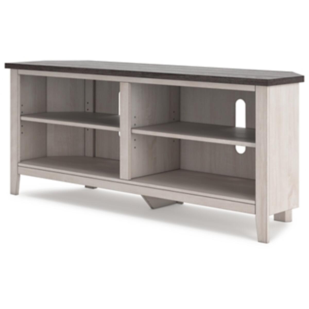 Dorrinson Corner TV Stand Entertainment Stands Ashley Furniture 15