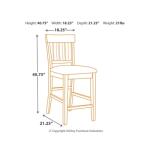 Ralene Counter Height Bar Stool Barstools Ashley Furniture 27