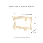 Norcastle Sofa/Console Table Sofa Tables Ashley Furniture 35