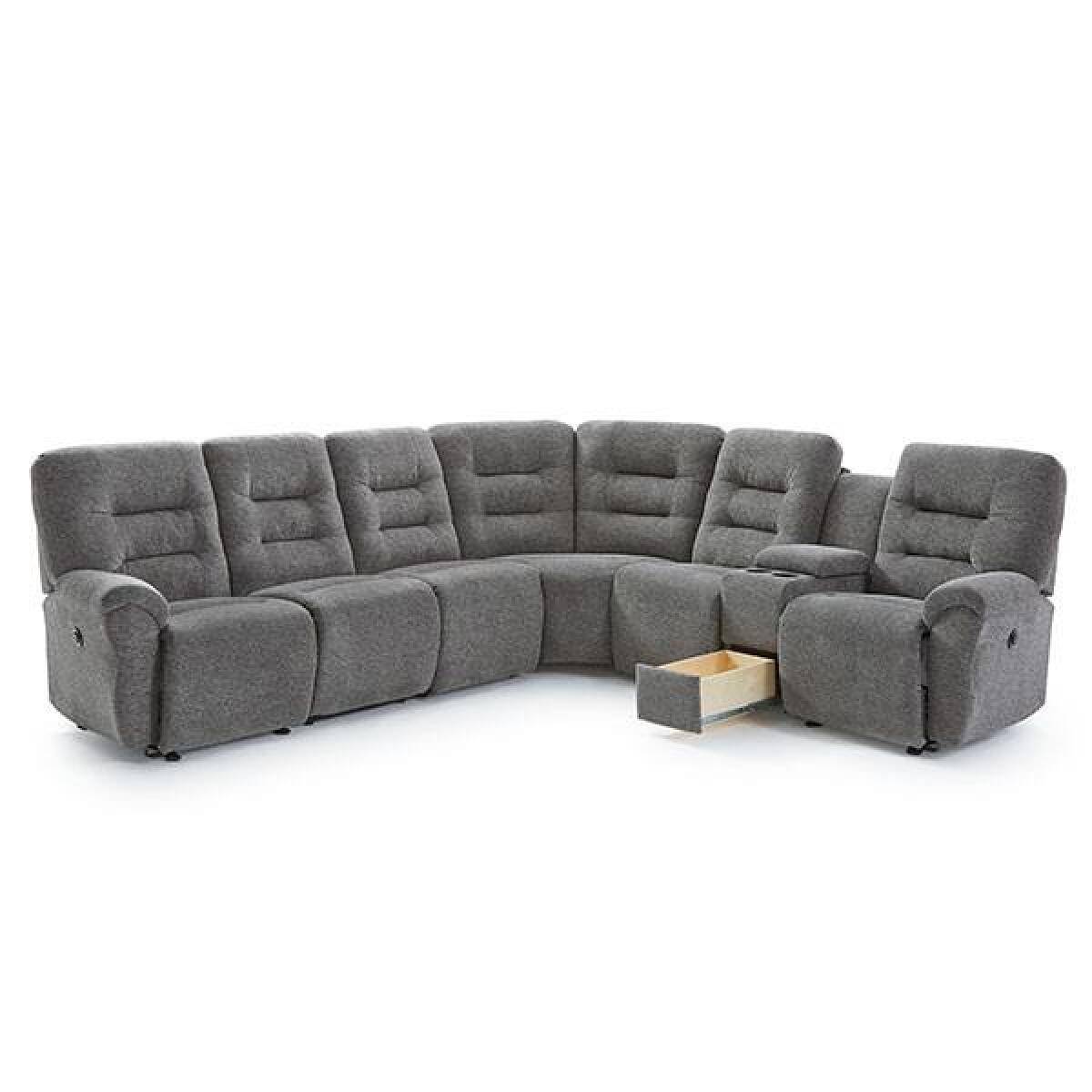 Unity 5-Seat Reclining Sectional Sofa Sectionals Best Home Furnishings 8