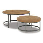 Drezmoore Nesting Coffee Table (Set of 2) Cocktail & Coffee Tables Ashley Furniture 19
