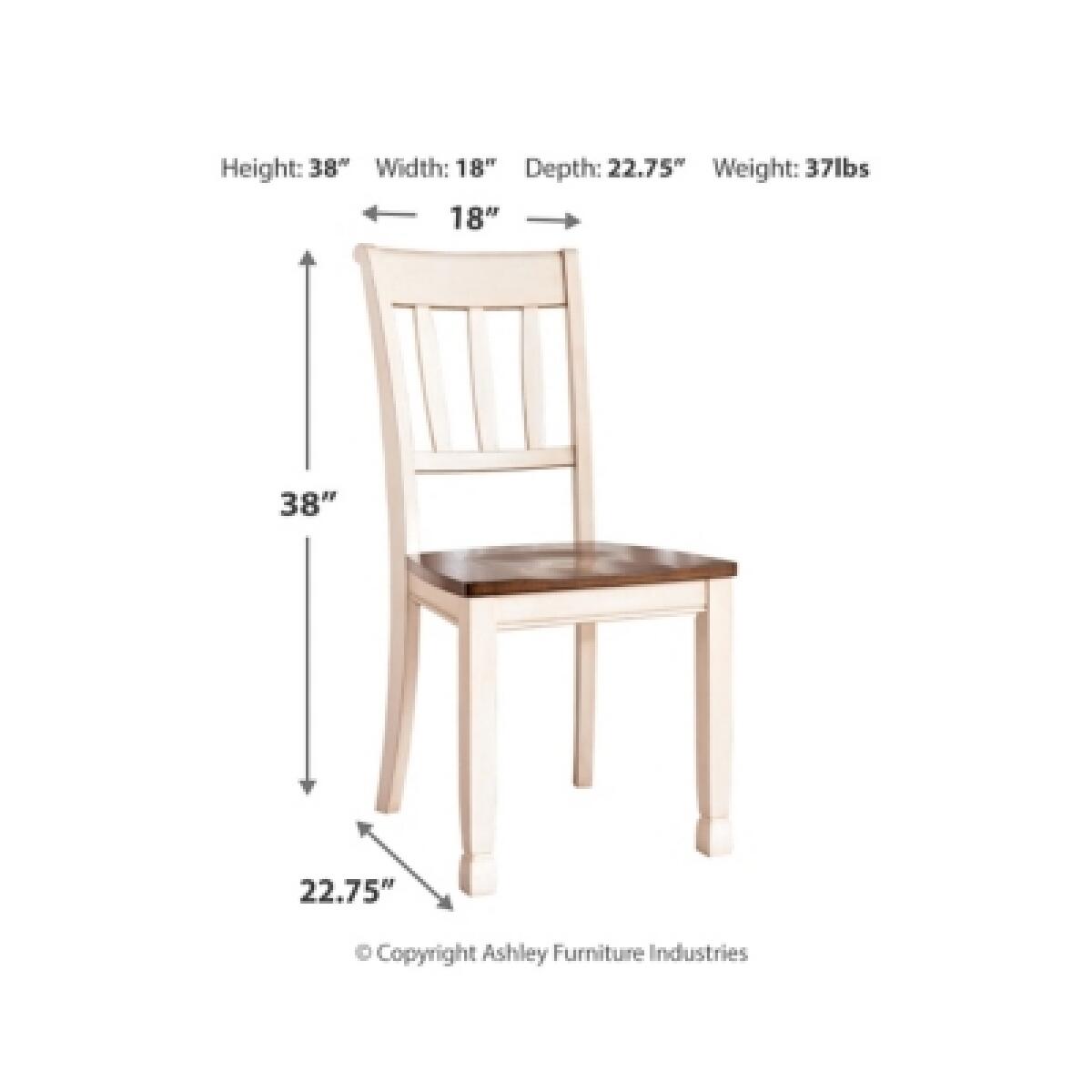 Whitesburg Dining Chair Chairs & Benches Ashley Furniture 16