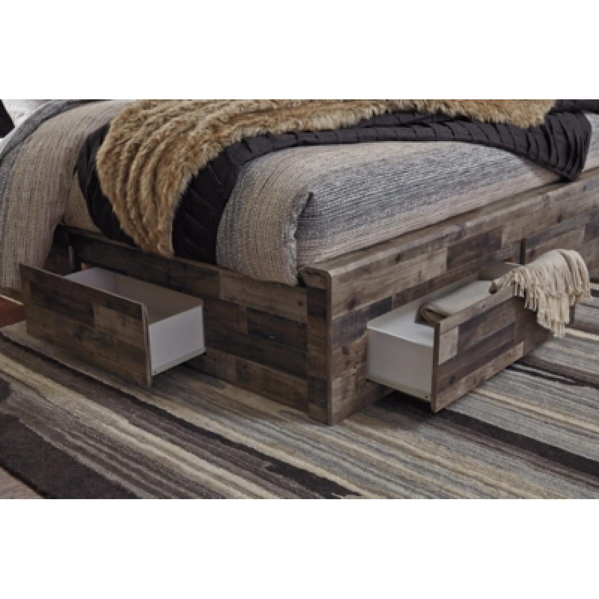 Derekson Queen Panel Bed with 6 Storage Drawers Beds Ashley Furniture 15