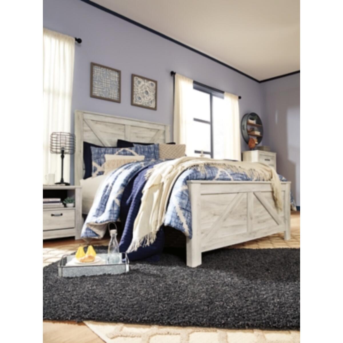 Bellaby Queen Crossbuck Panel Bed Beds Ashley Furniture 17