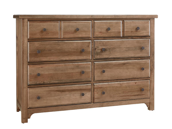 Cool Farmhouse 8 Drawer Dresser Natural CF Dressers
