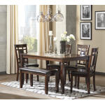 Bennox Dining Table and Chairs with Bench (Set of 6) Dining Tables Ashley Furniture 15