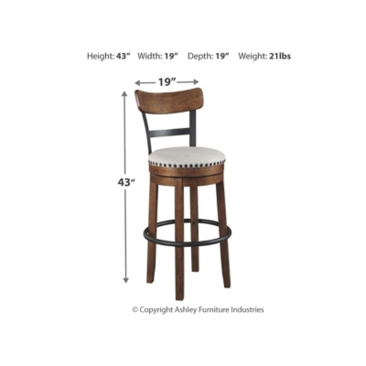 Valebeck Bar Height Bar Stool Barstools Ashley Furniture 14