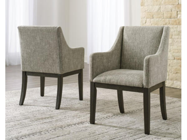 Burkhaus Dining Arm Chair (Set of 2) Chairs & Benches Ashley Furniture