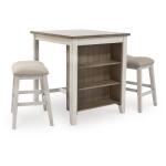 Skempton Counter Height Dining Table and Bar Stools (Set of 3) Dining Tables Ashley Furniture 16
