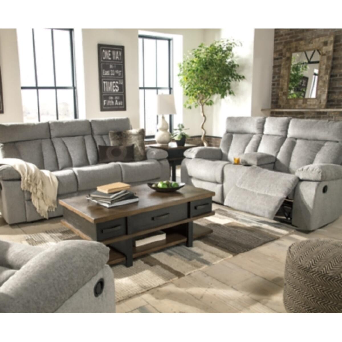 Mitchiner Reclining Loveseat with Console Loveseats Ashley Furniture 24