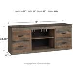 Trinell 60″ TV Stand Entertainment Stands Ashley Furniture 12