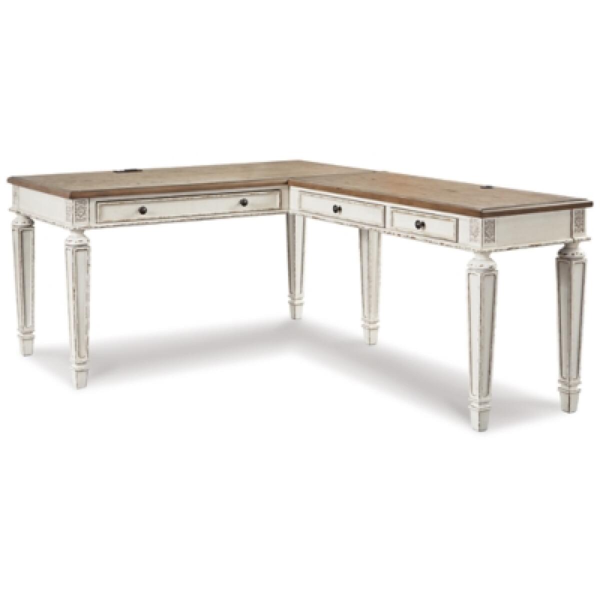 Realyn 2-Piece Home Office Desk Desks Ashley Furniture 18
