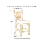 Bolanburg Counter Height Bar Stool Barstools Ashley Furniture 29