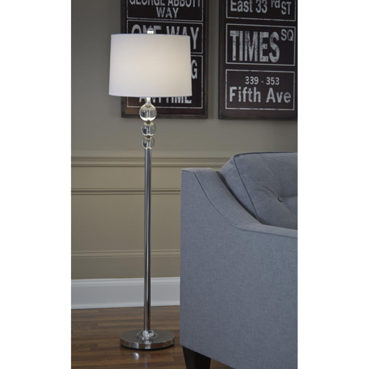 Joaquin Floor Lamp Lighting Ashley Furniture 7