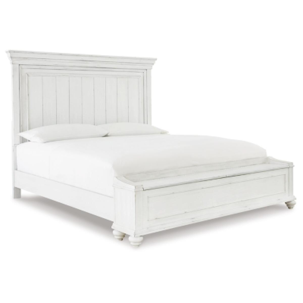Kanwyn Queen Panel Bed with Storage Bench Beds Ashley Furniture 17