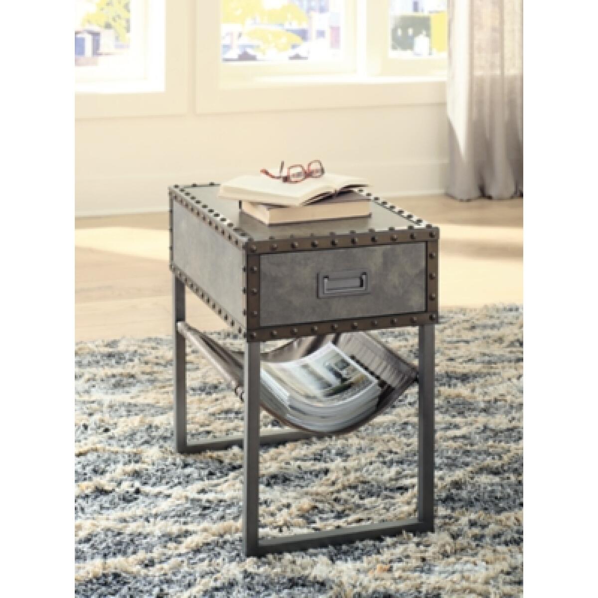 Derrylin Chairside End Table Chairside Tables Ashley Furniture 13